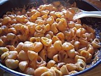 Pâtes sauce aux herbes