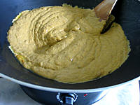 Purée de champignons aux patates douces