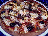 Pizza au jambon