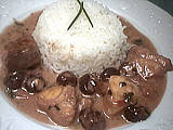 Saumon aux raisins