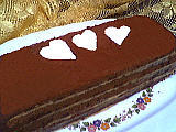 Pavé chocolat et café