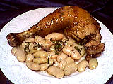 Poulet grillé au thym
