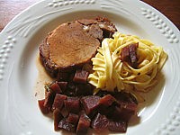 Rôti de porc au Porto