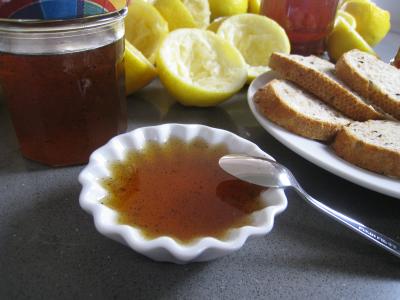 Gelée de citrons à la vanille