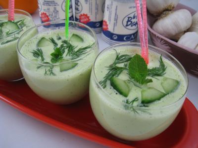 Tzatziki ou Concombre au yaourt à la grecque (Tzaziki)
