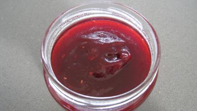 Confiture de framboises à la vanille