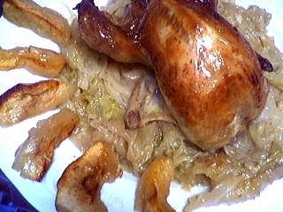 Cailles au chou
