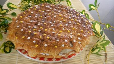 Galette des rois à la chantilly