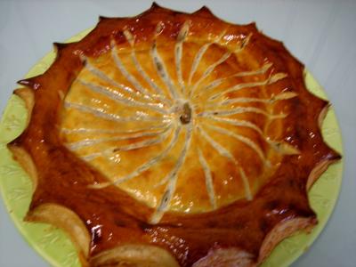 Tourte aux cèpes et champagne