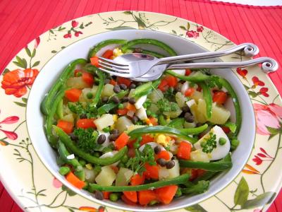 Salade et sauce au parfum de Russie