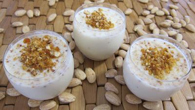 Blanc-manger au Grand marnier