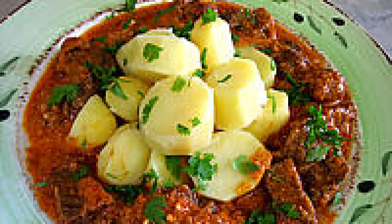 Boeuf au curry et aux pommes de terre