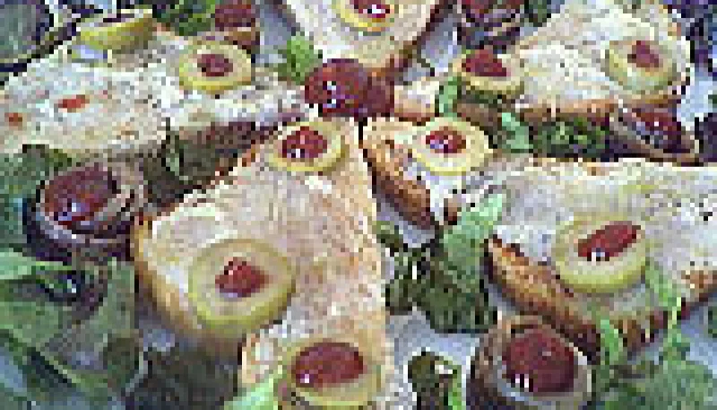 Canapés à l'ail
