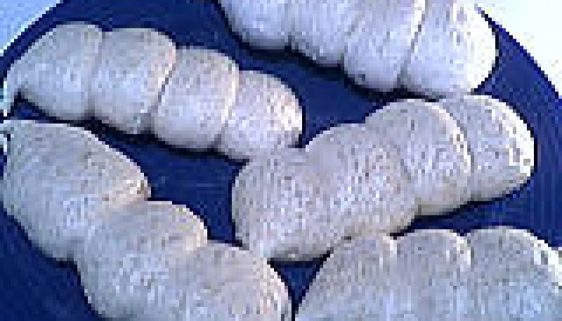 Chenilles de meringue à la noix de coco