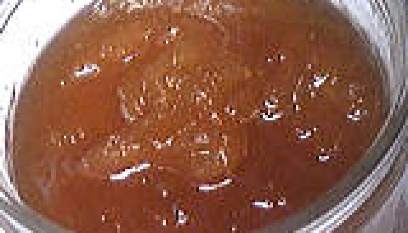 Confiture de pommes au café