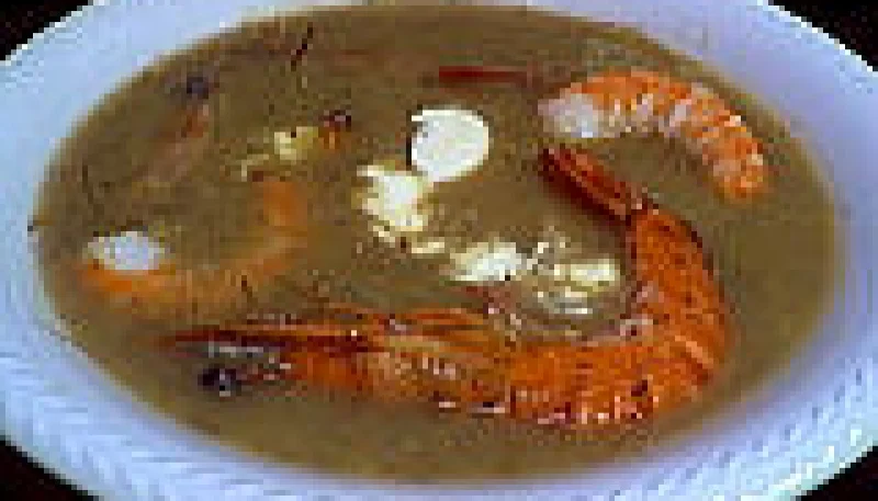 Potage aux gambas