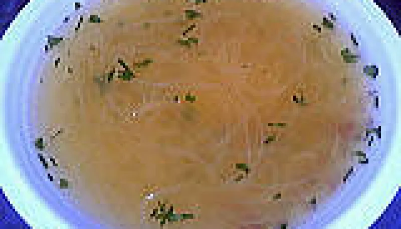 Consommé de langue de veau