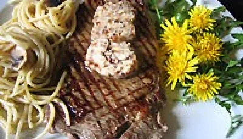Contrefilets au beurre d'échalotes