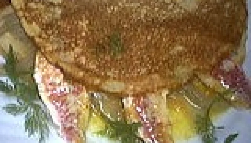 Crêpes farcies aux fenouils et rougets