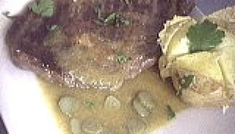 Entrecôte sauce moutarde