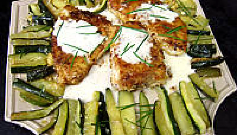 Espadon aux courgettes à la noix de coco