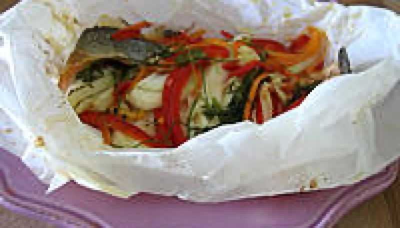Filets de truite en papillotes