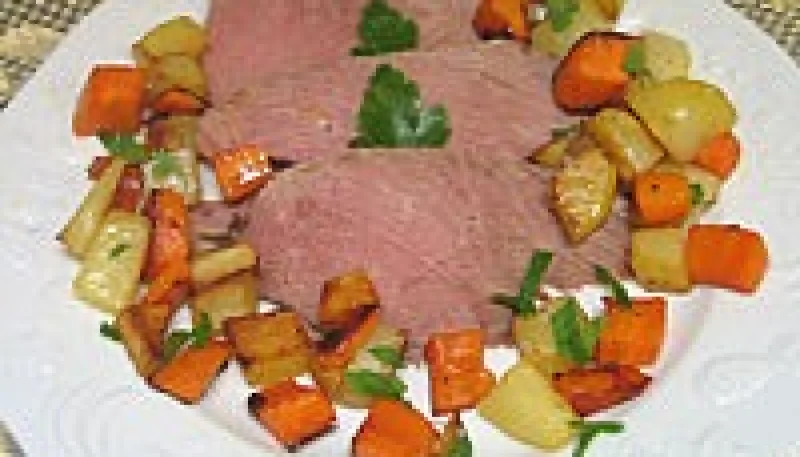 Gigot d'agneau en jardinière
