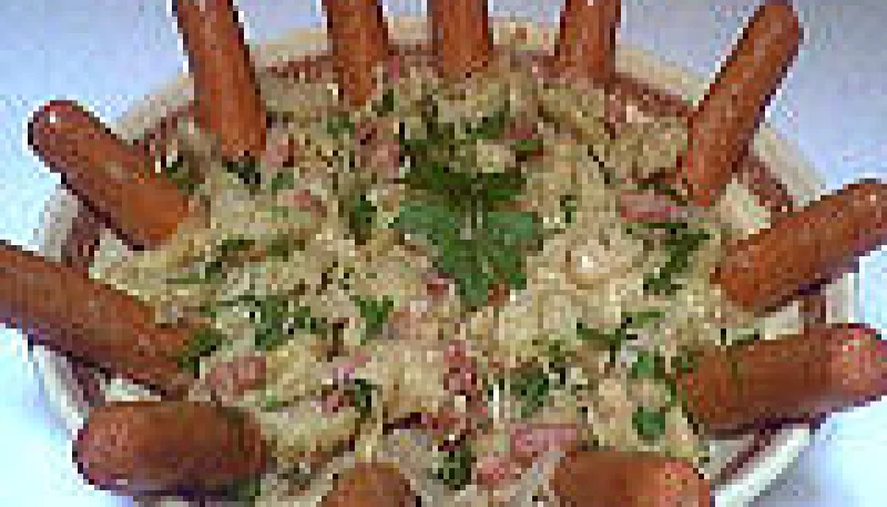 Haricots blancs aux saucisses