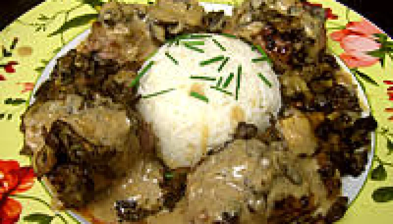 Pavé d'autruche sauce madère