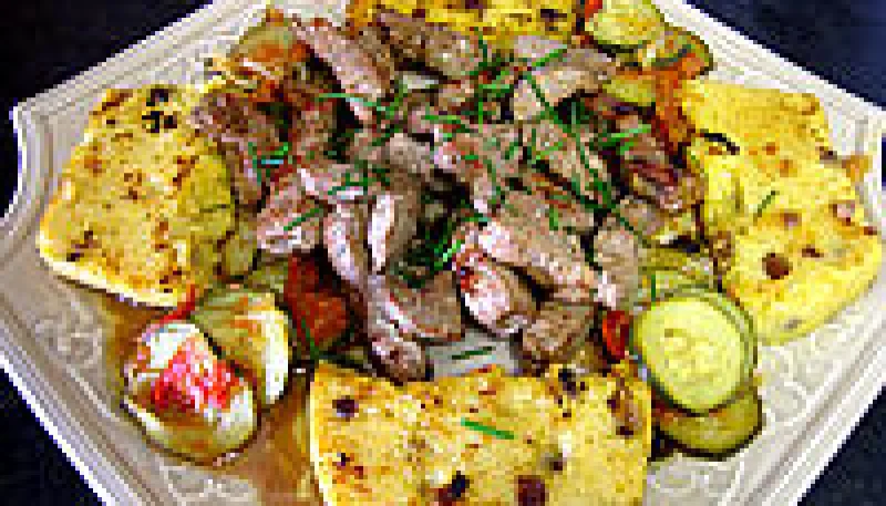 Polenta et foie de veau