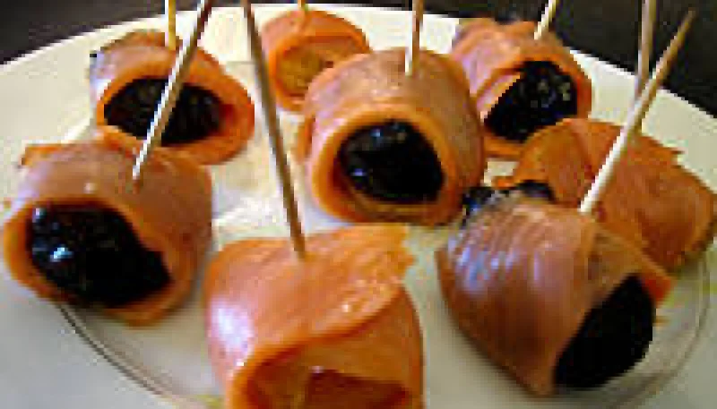 Pruneaux et abricots au foie gras