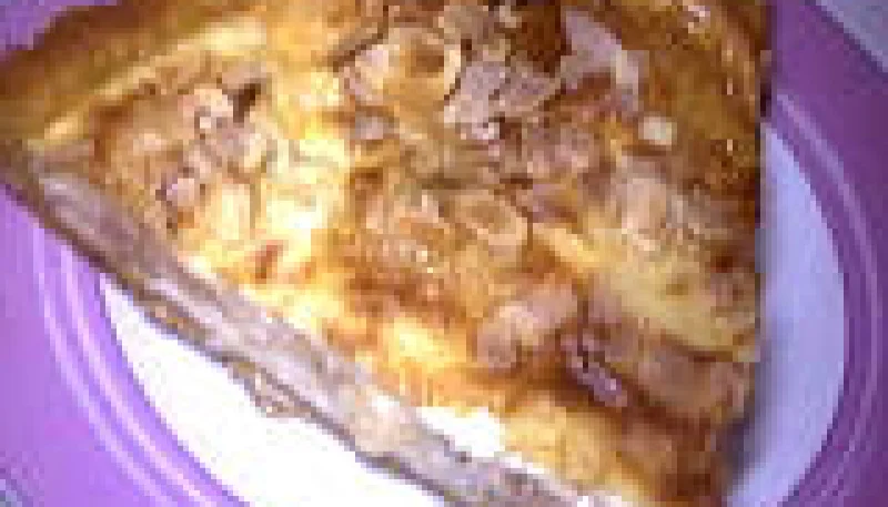 Quiche au munster et au chou