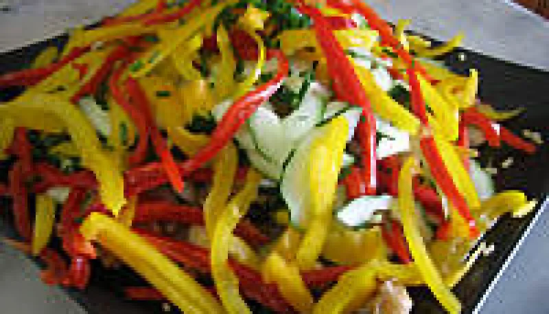 Salade de boulghour et poivrons