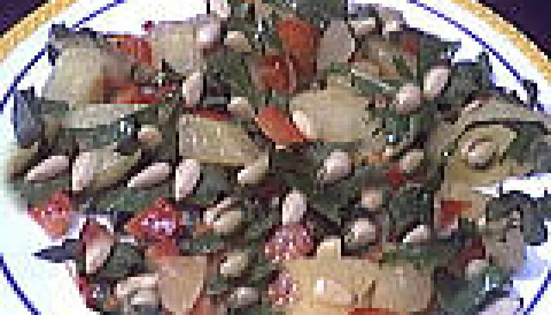 Salade aux pignons