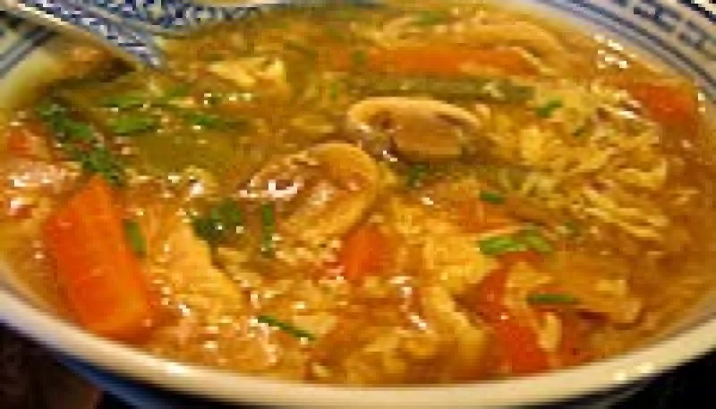 Soupe chinoise aigre et épicée