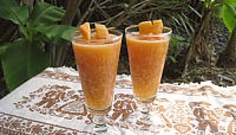 Cocktail de melon au pineau des Charentes
