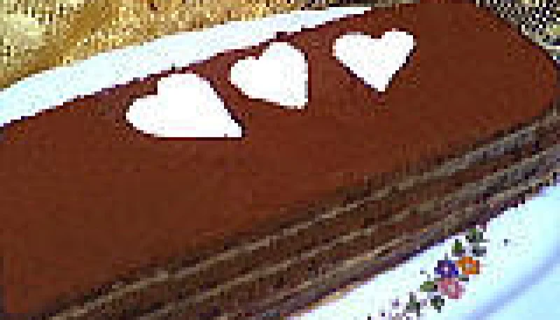 Pavé chocolat et café