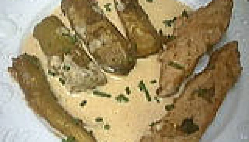 Dinde sautée aux aubergines