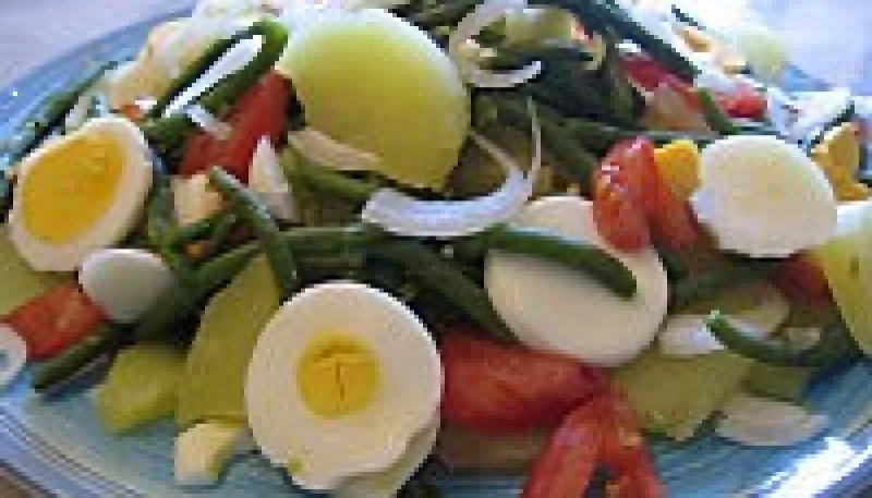 Haricots verts en salade