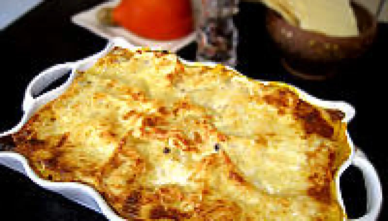 Lasagnes au potimarron et au Saint-Agur