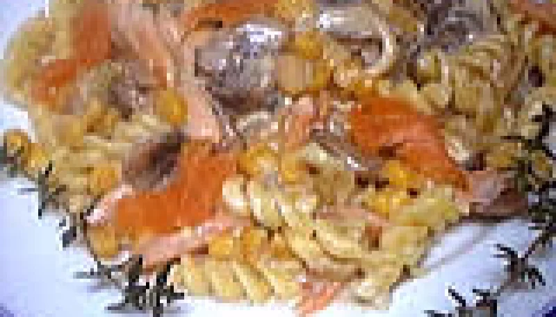 Pâtes au saumon fumé