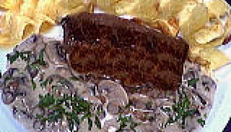 Pavé aux champignons