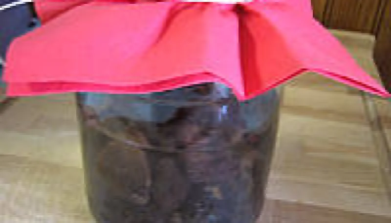 Pruneaux au vinaigre et au miel