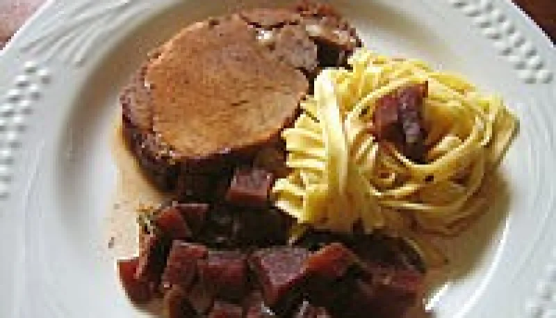 Rôti de porc au Porto
