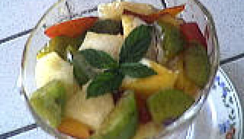 Salade de fruits au génépi