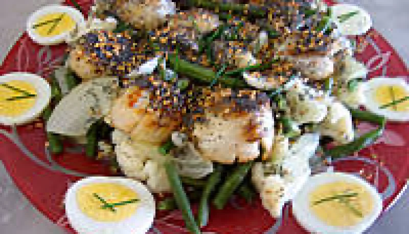Salade de noix de saint-Jacques