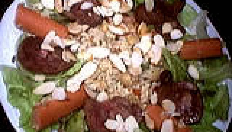 Salade tiède de rognon