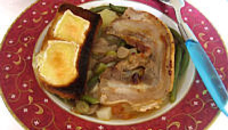 Soupe au lard et topinambours