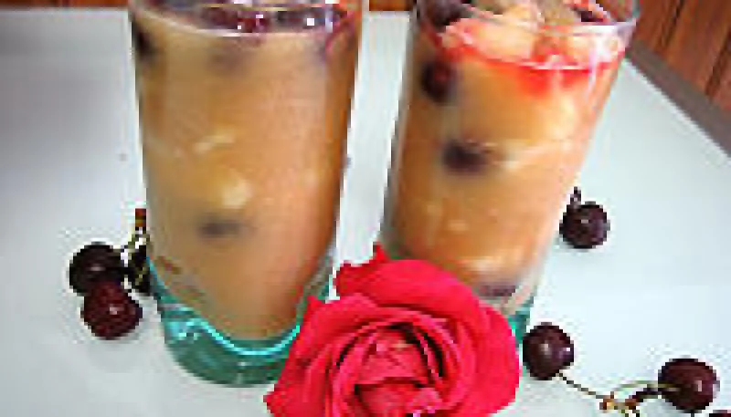 Soupe de pêches