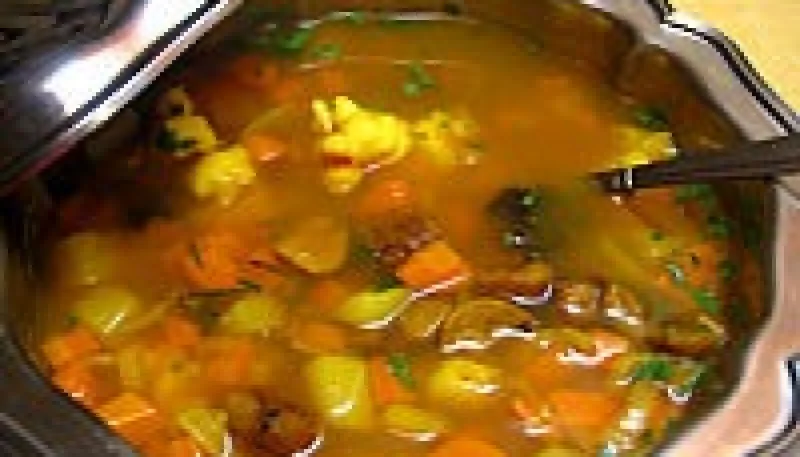 Soupe de queues de langoustes